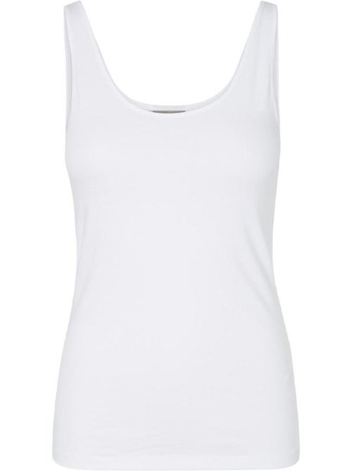 Top Branco Feminino Vero Moda Maxi My Soft - Kiabi Top Branco Feminino Vero Moda Maxi My Soft - Kiabi