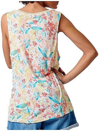 Top Branco Floral para Mulher Kaporal Freda