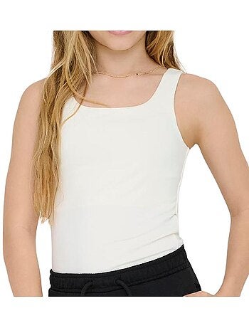 Top Branco Menina Kids ONLY Kogea