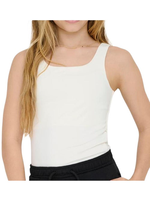 Top Branco Menina Kids ONLY Kogea - Kiabi