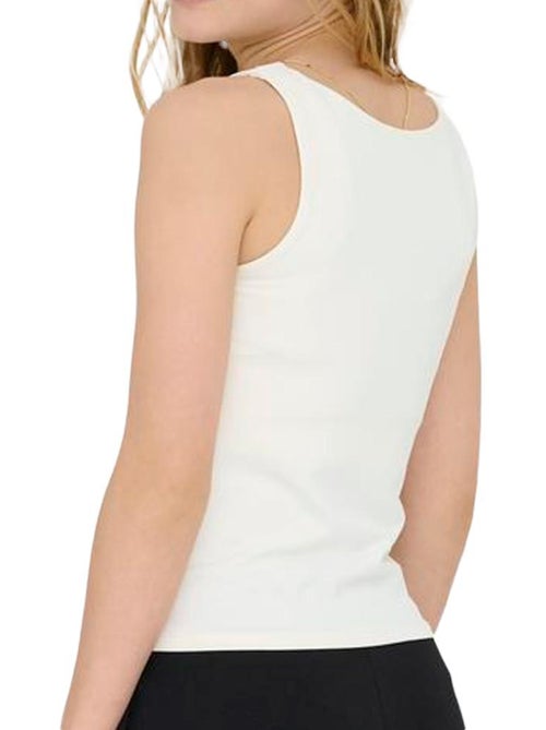 Top Branco Menina Kids ONLY Kogea - Kiabi