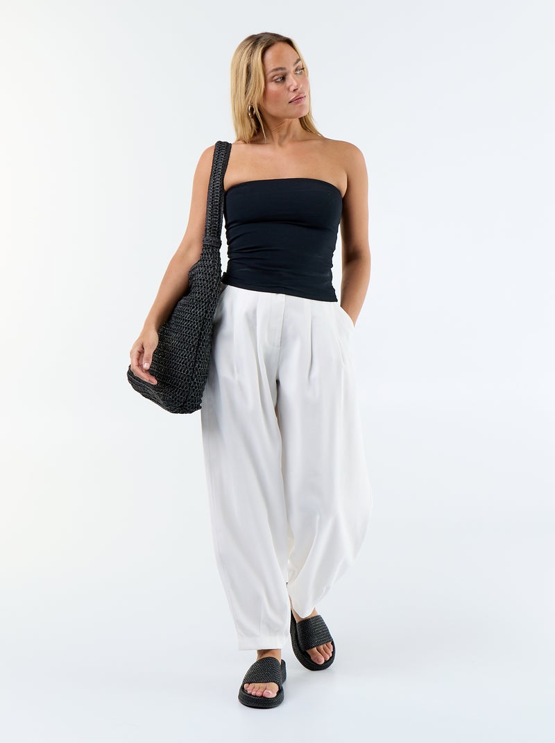 Top bustier Preto - Kiabi