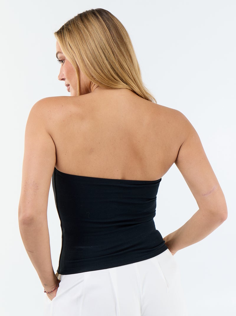 Top bustier Preto - Kiabi