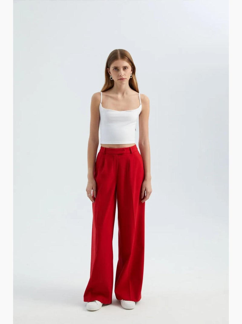 Top cami com alças finas e detalhe nas costas hiccup Branco - Kiabi