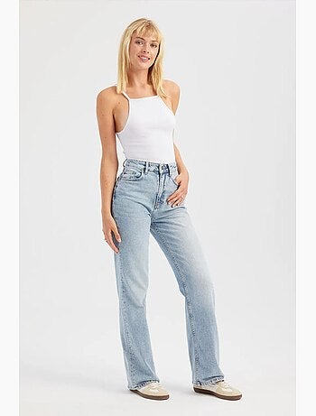 Top cami em algodão com decote halter hiccup