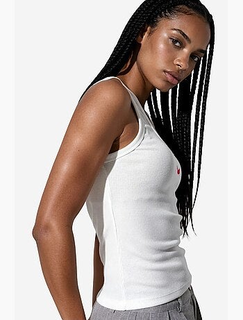 Top camisola de malha bordada busem
