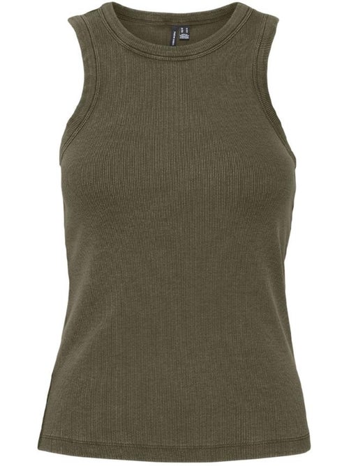 Top Cavas Kaki para Mulher Vero Moda - Kiabi Top Cavas Kaki para Mulher Vero Moda - Kiabi