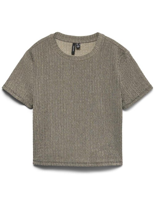 Top cinzento de mulher vero moda jenny ss baby - Kiabi Top cinzento de mulher vero moda jenny ss baby - Kiabi