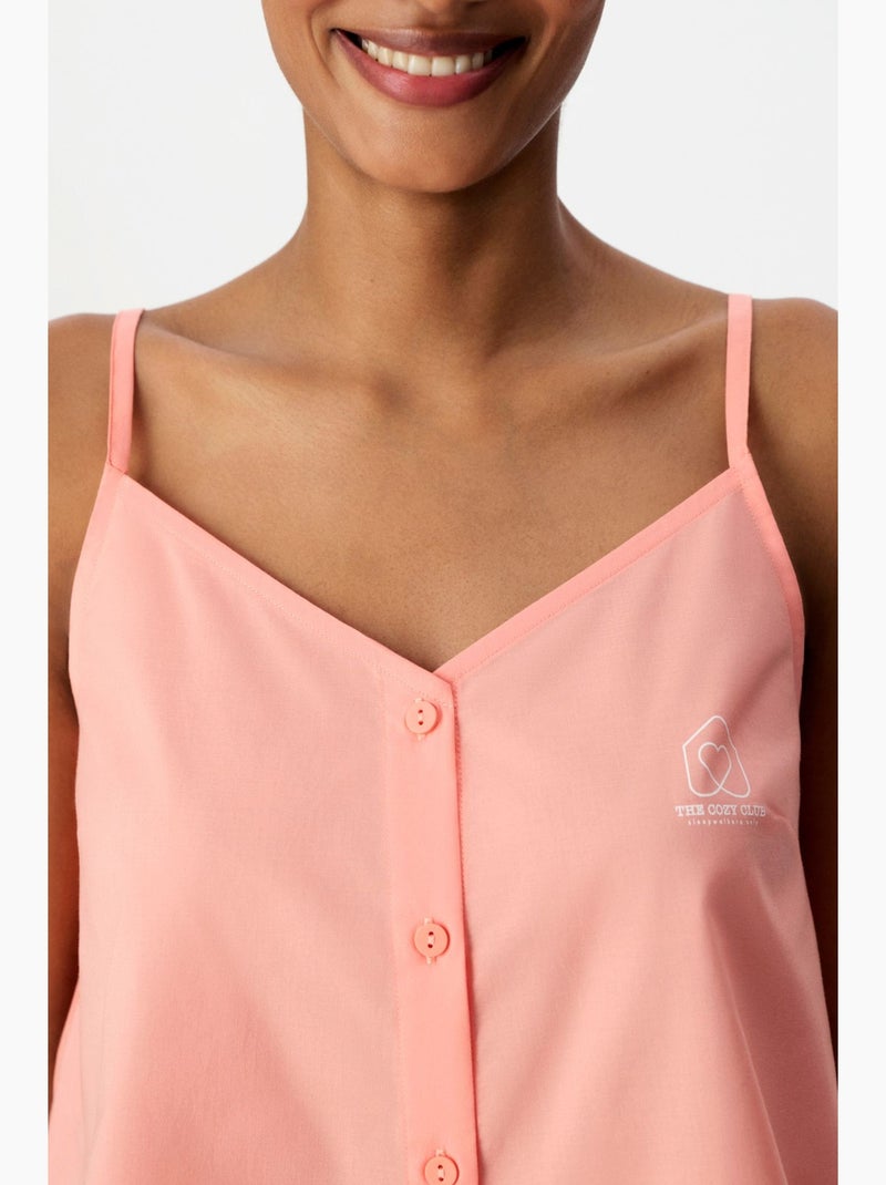 Top club confortável para pijama penti Rosa - Kiabi