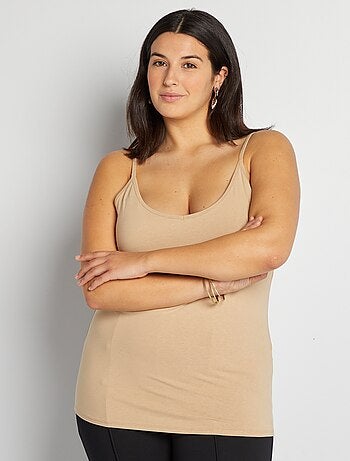 Top com alças finas