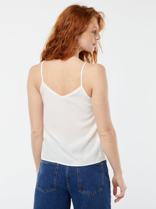 Top com alças finas - Kiabi