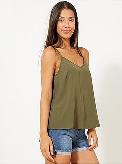 Top com alças finas - Kiabi