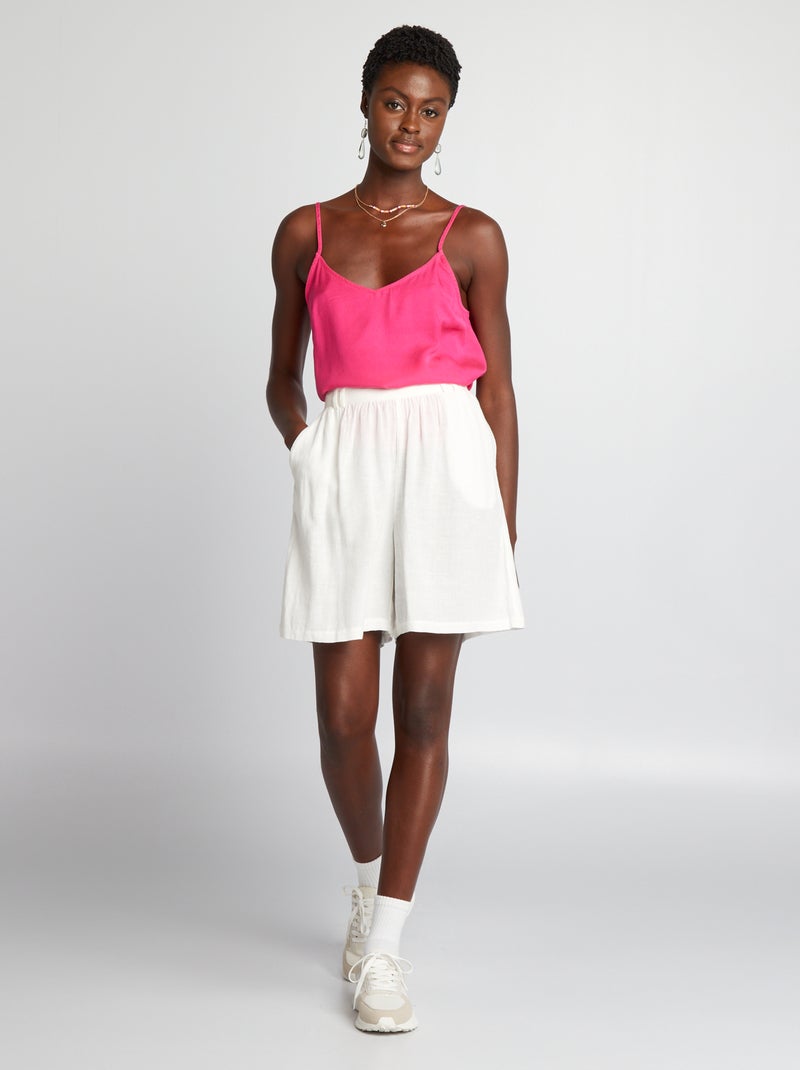 Top com alças finas ROSA - Kiabi