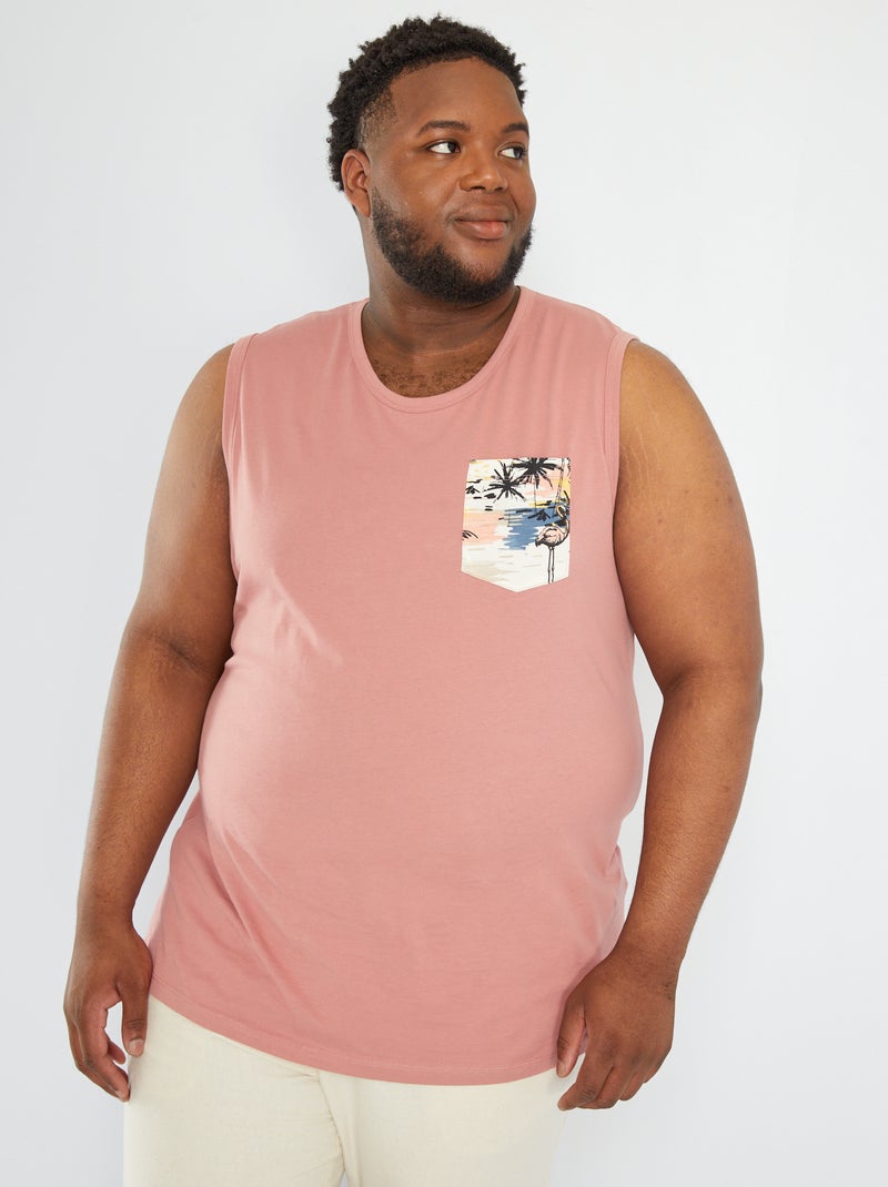 Top com bolso Rosa Velho - Kiabi