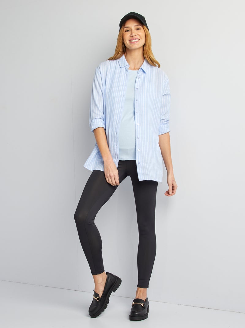 Top com cavas americanas AZUL - Kiabi