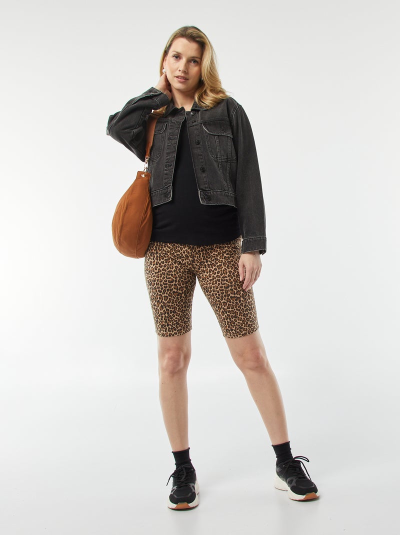 Top com cavas americanas Preto - Kiabi