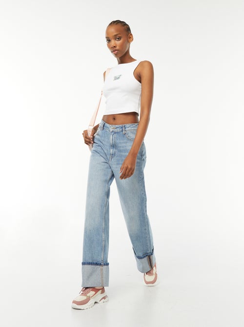 Top com cavas americanas 'Stitch' - Kiabi