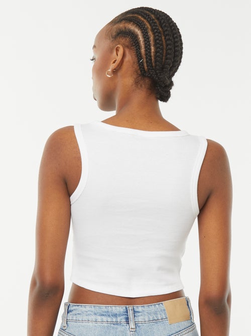 Top com cavas americanas 'Stitch' - Kiabi