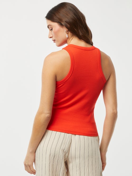 Top com cavas americanas - Kiabi