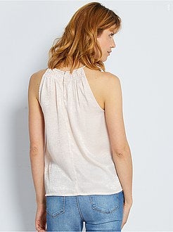 Top com efeito acetinado - Kiabi