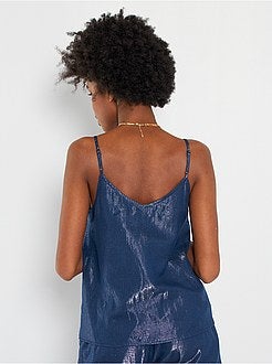 Top com efeito brilhante - Kiabi