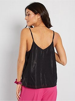 Top com efeito brilhante - Kiabi