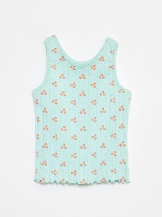 Top com estampado