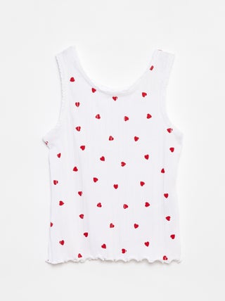 Top com estampado