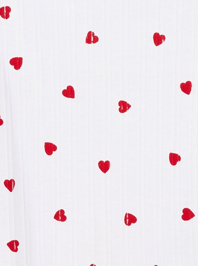 Top com estampado Branco - Kiabi