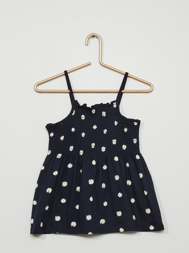 Top com estampado de fantasia AZUL - Kiabi