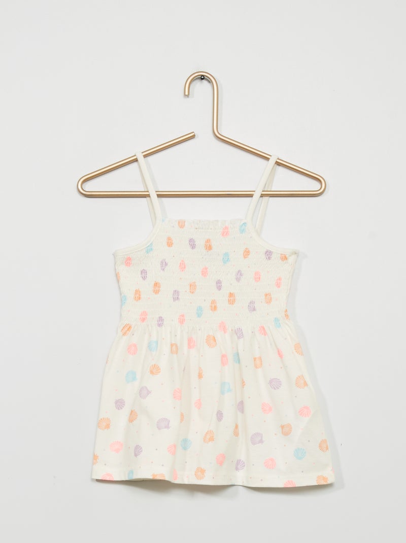 Top com estampado de fantasia BRANCO - Kiabi