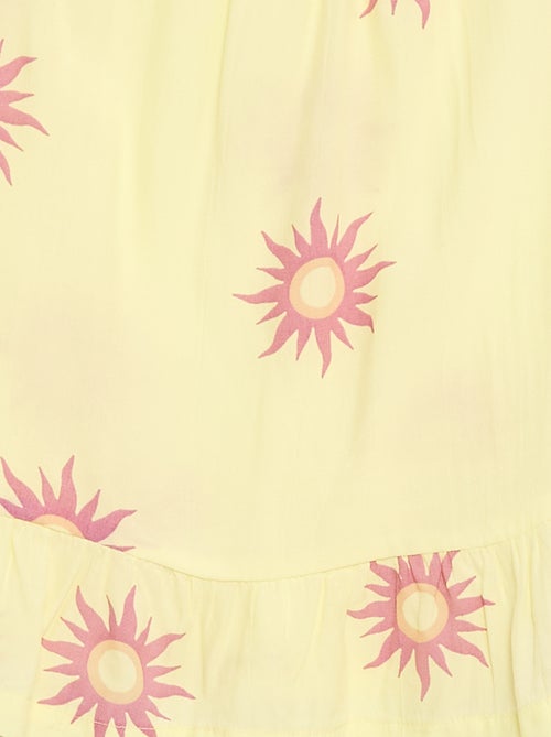 Top com estampado e alças finas - Kiabi