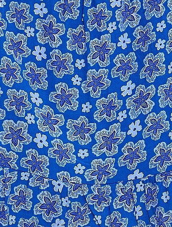 Top com estampado e alças finas