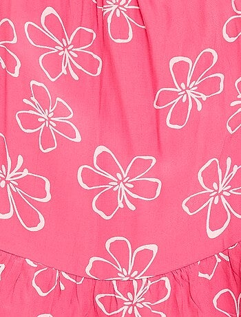 Top com estampado e alças finas