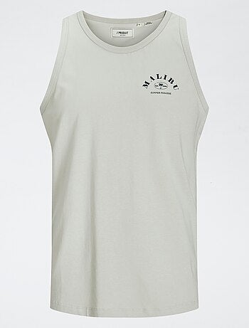 Top com estampado 'Produkt'