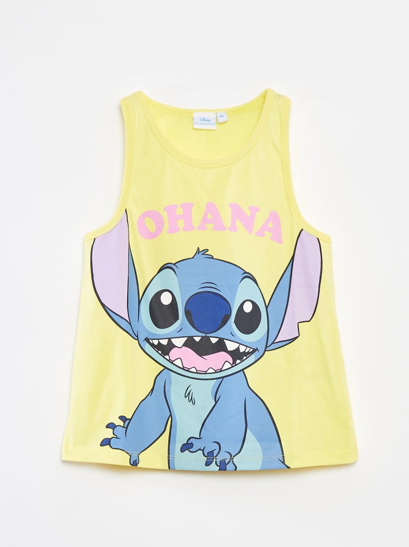 Top com estampado 'Stitch' AMARELO - Kiabi