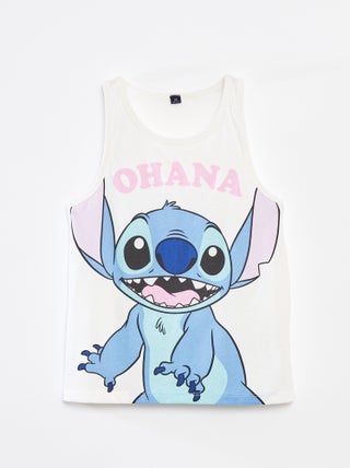 Top com estampado 'Stitch'
