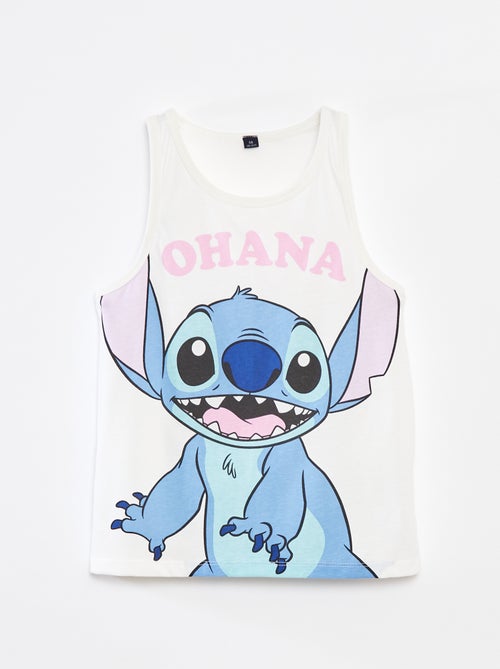Top com estampado 'Stitch' - Kiabi