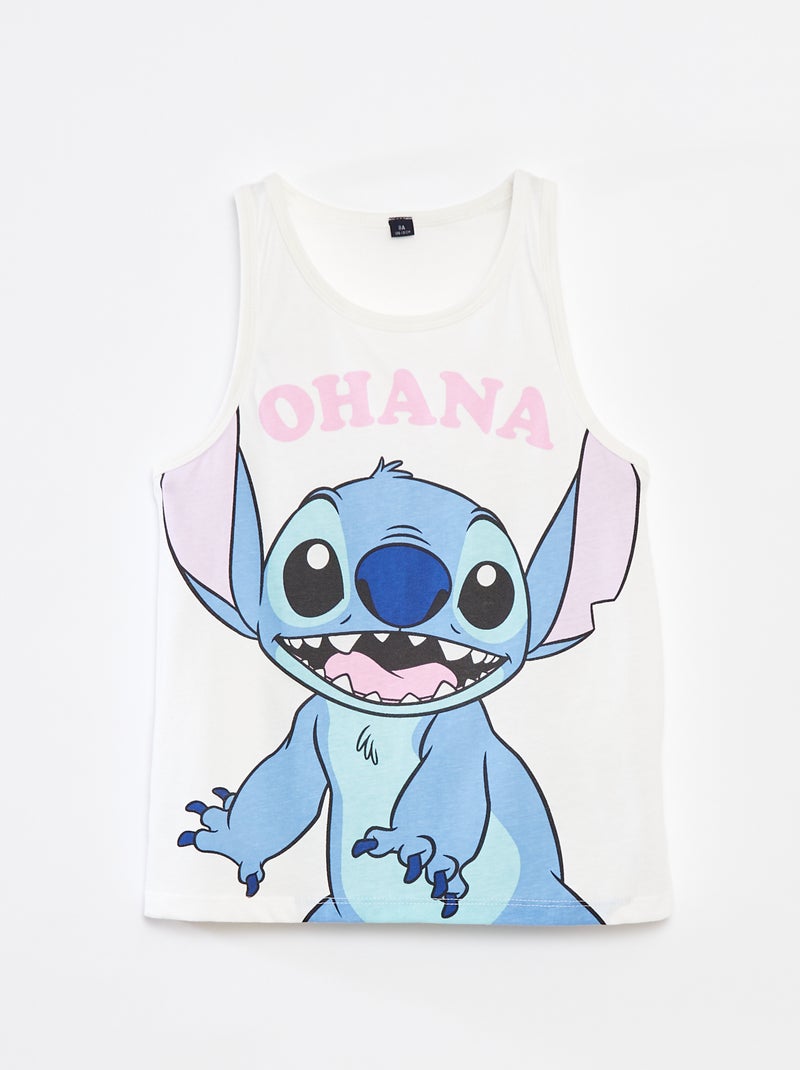 Top com estampado 'Stitch' BRANCO - Kiabi