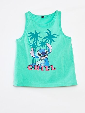 Top com estampado 'Stitch'