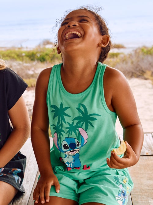 Top com estampado 'Stitch' - Kiabi