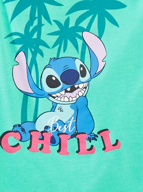 Top com estampado 'Stitch' - Kiabi