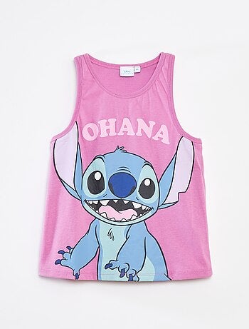 Top com estampado 'Stitch'