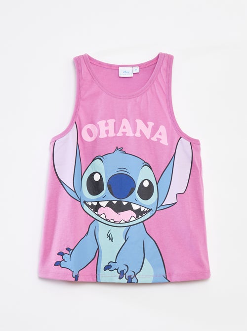 Top com estampado 'Stitch' - Kiabi