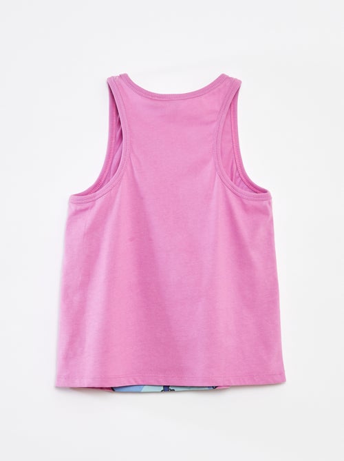 Top com estampado 'Stitch' - Kiabi