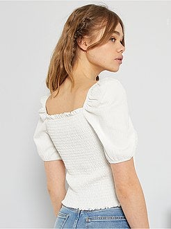 Top com favos de mel - Kiabi