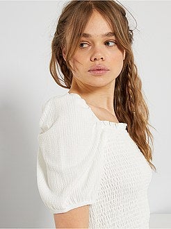 Top com favos de mel - Kiabi