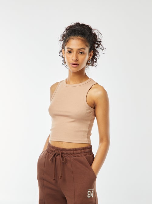 Top com gola americana - Kiabi
