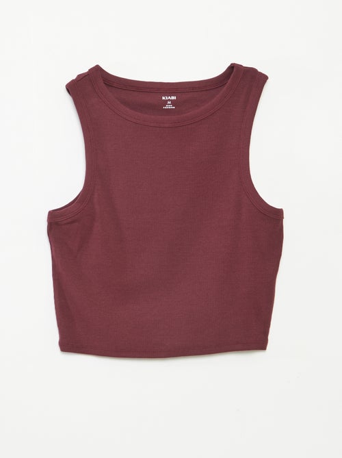 Top com gola americana - Kiabi