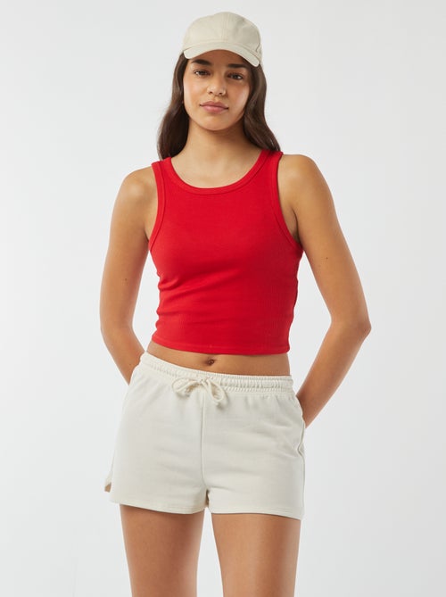 Top com gola americana - Kiabi